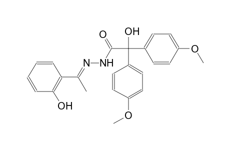 benzeneacetic acid, alpha-hydroxy-4-methoxy-alpha-(4-methoxyphenyl)-, 2-[(E)-1-(2-hydroxyphenyl)ethylidene]hydrazide
