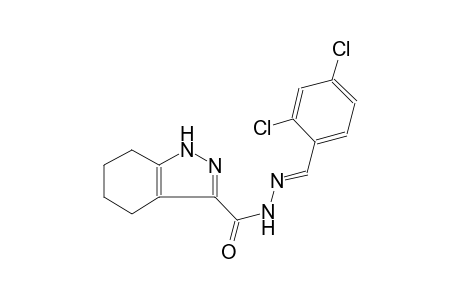 1H-indazole-3-carboxylic acid, 4,5,6,7-tetrahydro-, 2-[(E)-(2,4-dichlorophenyl)methylidene]hydrazide