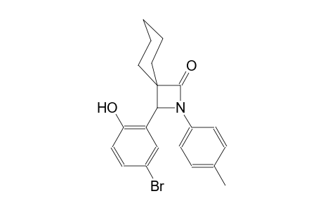 3-(5-bromo-2-hydroxyphenyl)-2-(4-methylphenyl)-2-azaspiro[3.5]nonan-1-one