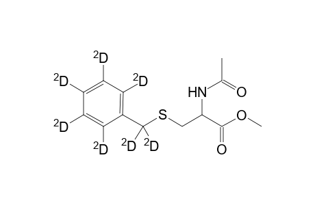 Methyl 3-(heptadeuterio)benzyl-.alpha.thio-2-acetylaminopropionate Fig.2b