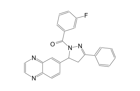 quinoxaline, 6-[1-(3-fluorobenzoyl)-4,5-dihydro-3-phenyl-1H-pyrazol-5-yl]-