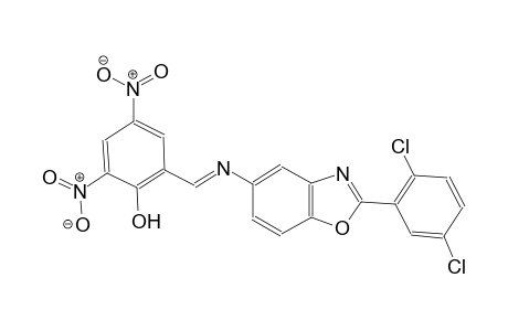 phenol, 2-[(E)-[[2-(2,5-dichlorophenyl)-5-benzoxazolyl]imino]methyl]-4,6-dinitro-