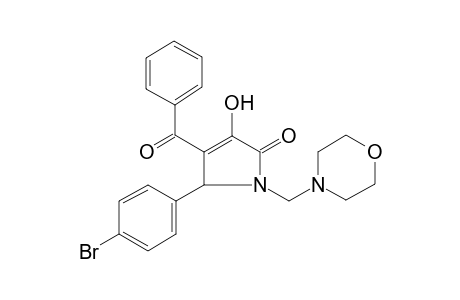 4-Benzoyl-5-(4-bromo-phenyl)-3-hydroxy-1-morpholin-4-ylmethyl-1,5-dihydro-pyrrol-2-one