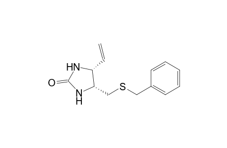 2-Imidazolidinone, 4-ethenyl-5-[[(phenylmethyl)thio]methyl]-, cis-(.+-.)-