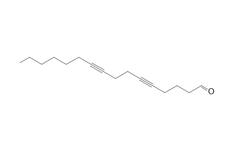 5,9-Hexadecadiynal