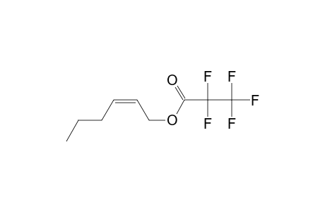 cis-2-Hexen-1-ol, pentafluoropropionate