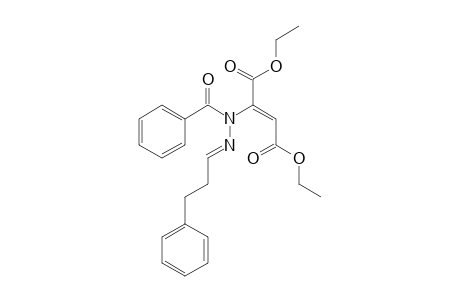 Diethyl 2-[(E)-1-Benzoyl-2-(3-phenylpropylidene)hydrazinyl]fumarate