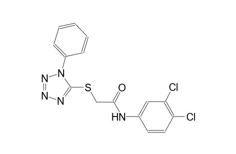 N-(3,4-dichlorophenyl)-2-[(1-phenyl-1H-tetraazol-5-yl)sulfanyl]acetamide