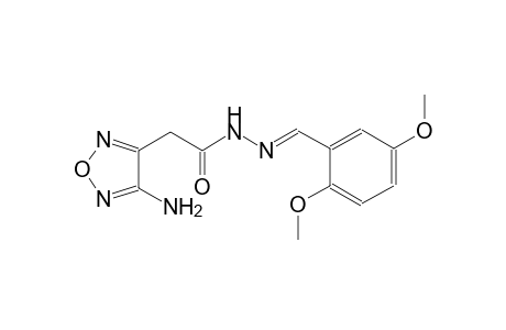 1,2,5-oxadiazole-3-acetic acid, 4-amino-, 2-[(E)-(2,5-dimethoxyphenyl)methylidene]hydrazide