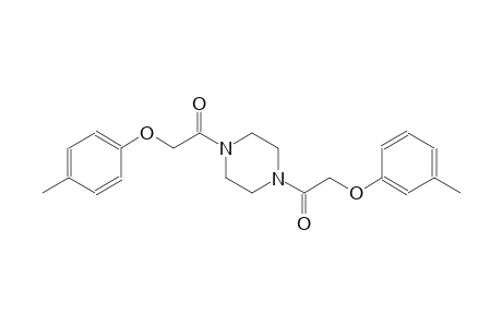 piperazine, 1-[(3-methylphenoxy)acetyl]-4-[(4-methylphenoxy)acetyl]-