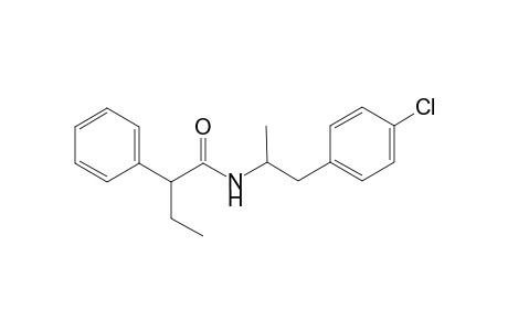 P-Chloroamphetamine .alpha.-phenylbutyramide