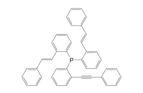 Phosphine, bis[2-(2-phenylethenyl)phenyl][2-(phenylethynyl)phenyl]-, (E,E)-