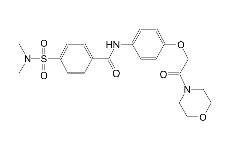benzamide, 4-[(dimethylamino)sulfonyl]-N-[4-[2-(4-morpholinyl)-2-oxoethoxy]phenyl]-
