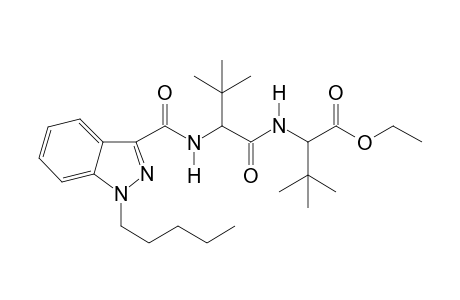 Ethyl 2-((3,3-dimethyl-2-(((1-pentyl-1H-indazol-3-yl)carbonyl)amino)butanoyl)amino)-3,3-\rdimethylbutanoate