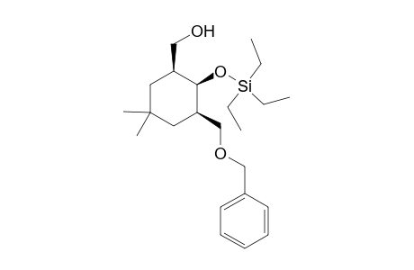 rac-[(1S,2R,3R)-3-[(Benzyloxy)methyl]-2-(triethylsilyloxy)-5,5-dimethylcyclohexyl]methanol]