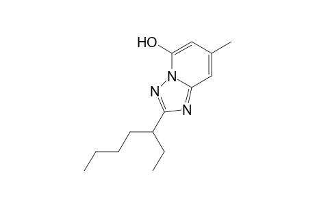 [1,2,4]Triazolo[1,5-a]pyridin-5-ol, 2-(1-ethylpentyl)-7-methyl-