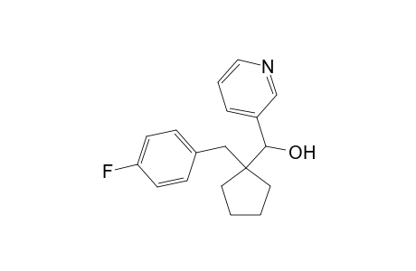 3-Pyridinemethanol, alpha-[1-[(4-fluorophenyl)methyl]cyclopentyl]-