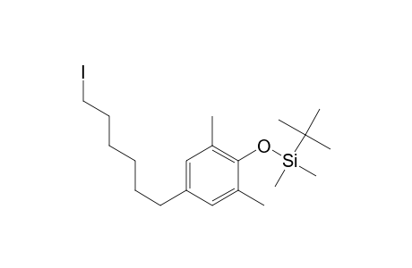 1-[(tert-Butyldimethylsilyl)oxy]-4-(6-iodohexyl)-2,6-dimethylbenzene