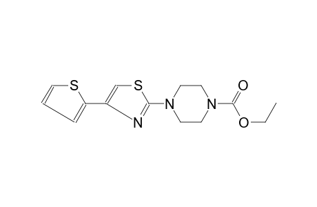 Piperazine-1-carboxylic acid, 4-[4-(2-thienyl)-2-thiazolyl]-, ethyl ester