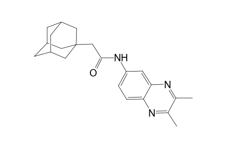 2-(1-Adamantyl)-N-(2,3-dimethyl-6-quinoxalinyl)acetamide
