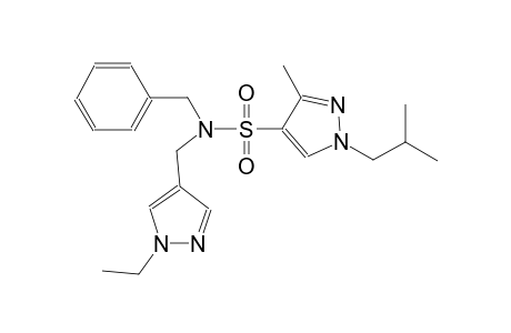 1H-pyrazole-4-sulfonamide, N-[(1-ethyl-1H-pyrazol-4-yl)methyl]-3-methyl-1-(2-methylpropyl)-N-(phenylmethyl)-