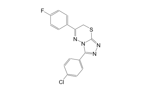 3-(4-chlorophenyl)-6-(4-fluorophenyl)-7H-[1,2,4]triazolo[3,4-b][1,3,4]thiadiazine