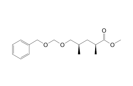 Methyl (2S,4R)-5-(Benzyloxymethoxy)-2,4-dimethylpentanoate