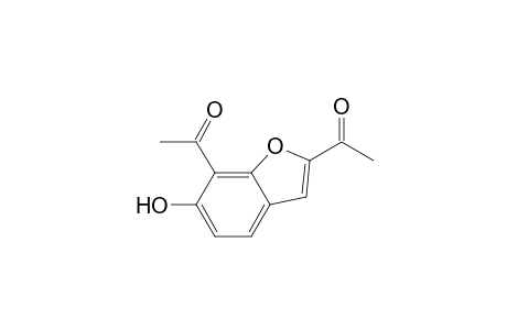 1-(7-acetyl-6-hydroxy-1-benzofuran-2-yl)ethanone