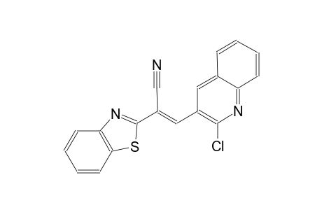 2-benzothiazoleacetonitrile, alpha-[(2-chloro-3-quinolinyl)methylene]-