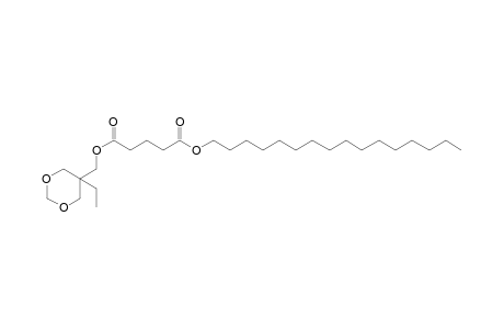 Glutaric acid, (5-ethyl-1,3-dioxan-5-yl)methyl hexadecyl ester