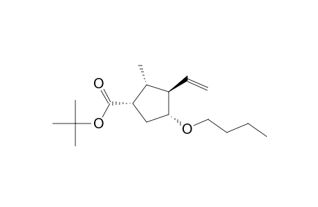 cyclopentanecarboxylic acid-, 4-butoxy-3-ethenyl-2-methyl-, 1,1-dimethylethyl ester (1.alpha.,2.alphta.,3.beta.,4.alpha.)
