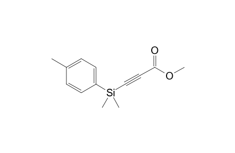 Methyl 3-dimethyl(4-methylphenyl)silylprop-2-ynoate
