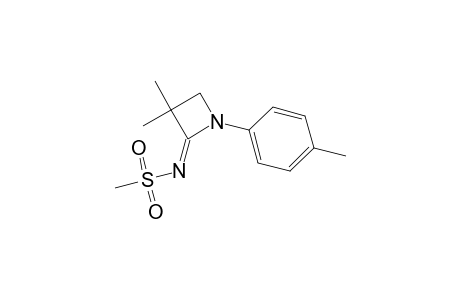 (NE)-N-[3,3-dimethyl-1-(4-methylphenyl)-2-azetidinylidene]methanesulfonamide