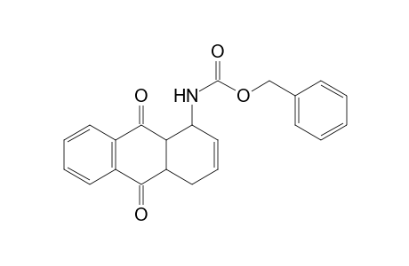 (phenylmethyl) N-[9,10-bis(oxidanylidene)-1,4,4a,9a-tetrahydroanthracen-1-yl]carbamate