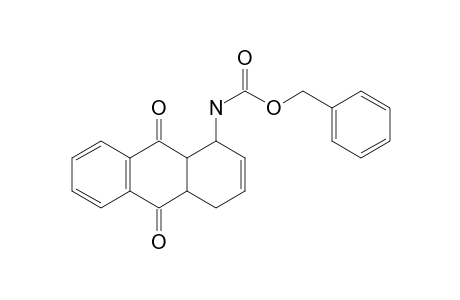 (phenylmethyl) N-[9,10-bis(oxidanylidene)-1,4,4a,9a-tetrahydroanthracen-1-yl]carbamate