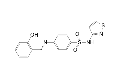 4-([2-Hydroxybenzylidene]amino)-N-(1,3-thiazol-2-yl)benzenesulfonamide