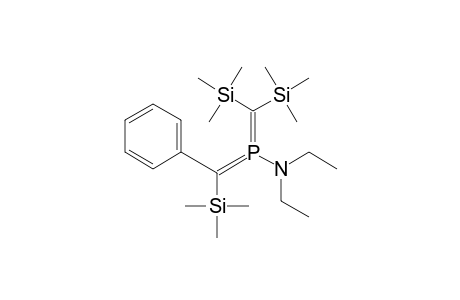 [Bis(trimethylsilyl)methylene](diethylamino)[phenyl(trimethylsilyl)methylene]phosphorane