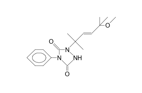 1-(4-Methoxy-1,1,4-trimethyl-trans-2-pentenyl)-4-phenyl-1,2,4-triaza-cyclopenta-3,5-dione