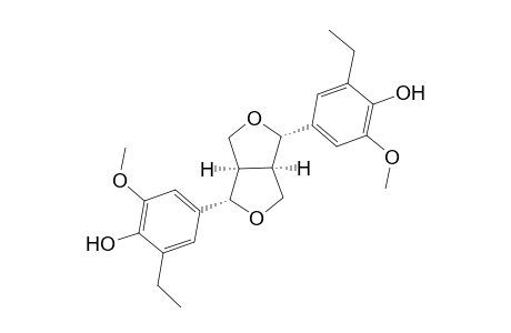(1R,2S,5R,6S)-2,6-bis(3'-Ethyl-4'-hydroxy-5'-methoxyphenyl)-3,7-dioxabicyclo[3.3.0]octane