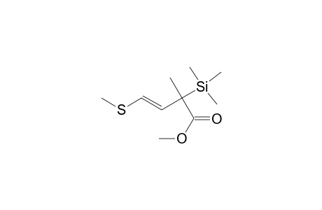 (E)-2-methyl-4-(methylthio)-2-trimethylsilyl-3-butenoic acid methyl ester