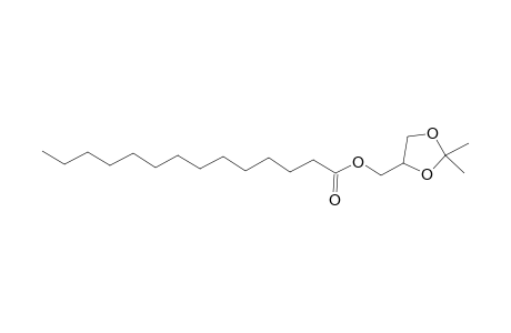 Tetradecanoic acid, (2,2-dimethyl-1,3-dioxolan-4-yl)methyl ester
