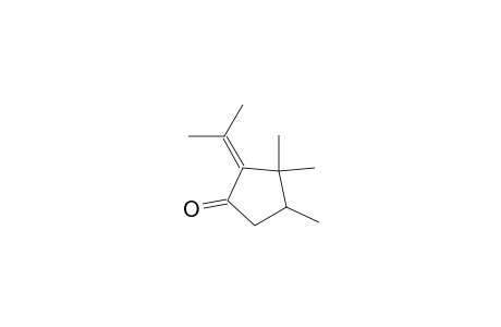 Cyclopentanone, 3,3,4-trimethyl-2-(1-methylethylidene)-