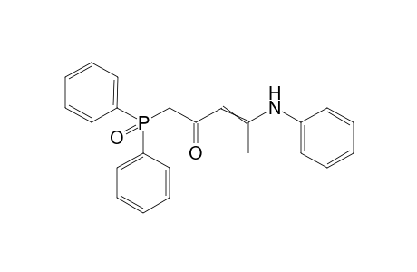 4-(N-Phenylamino)-1-(diphenylphosphinoyl)-pent-3-en-2-one