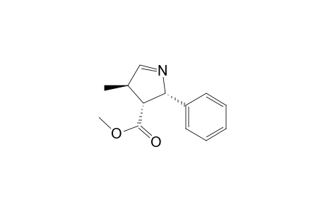 2H-Pyrrole-3-carboxylic acid, 3,4-dihydro-4-methyl-2-phenyl-, methyl ester, (2.alpha.,3.alpha.,4.beta.)-