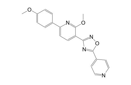 2-methoxy-6-(4-methoxyphenyl)-3-[5-(4-pyridinyl)-1,2,4-oxadiazol-3-yl]pyridine