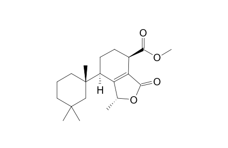 16-Methoxy-17-nor-5,6-seco-15,16-seco-15,16-dioxospongian
