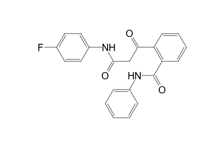2-[3-(4-Fluoroanilino)-3-oxopropanoyl]-N-phenylbenzamide