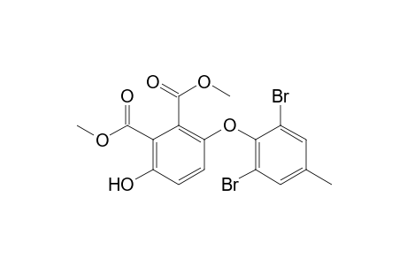 1,2-Benzenedicarboxylic acid, 3-(2,6-dibromo-4-methylphenoxy)-6-hydroxy-, dimethyl ester