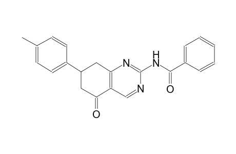 N-[7-(4-methylphenyl)-5-oxo-5,6,7,8-tetrahydro-2-quinazolinyl]benzamide