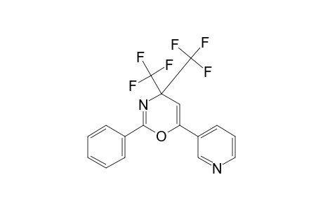 2-PHENYL-6-(3-PYRIDINYL)-4,4-BIS-(TRIFLUOROMETHYL)-4H-1,3-OXAZINE